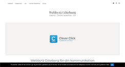 Desktop Screenshot of cleverclick.se