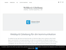 Tablet Screenshot of cleverclick.se